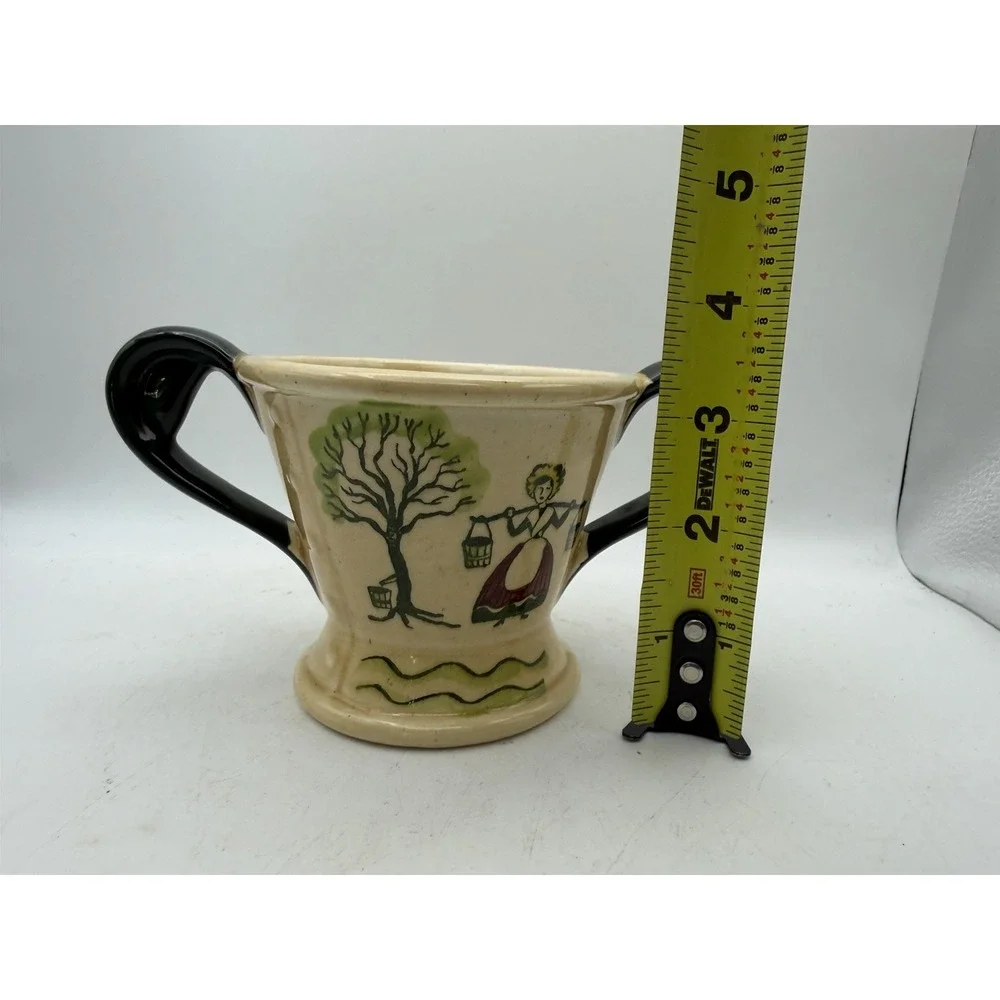 Vintage Metlox Poppytrail Homestead Provincial Covered Sugar Bowl Base No Lid